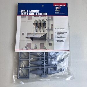 HO Scale Walthers Cornerstone 933-3510 Wall-Mount Industrial Dust Collectors Kit